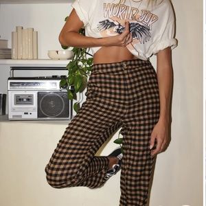 Checkered Trousers | Size S | The Slaty Blonde x 12th tribe collection
